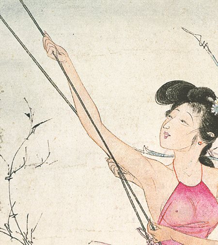 崇明-胡也佛的仕女画和最知名的金瓶梅秘戏图